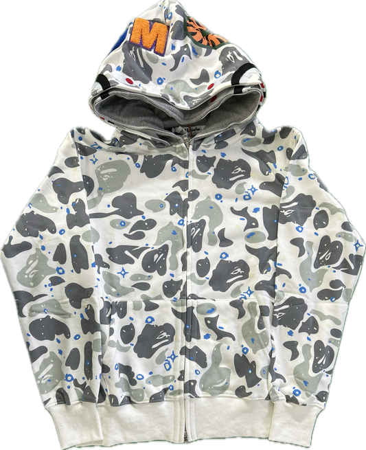 BAPE Space Capucha Doble🦈⭐️