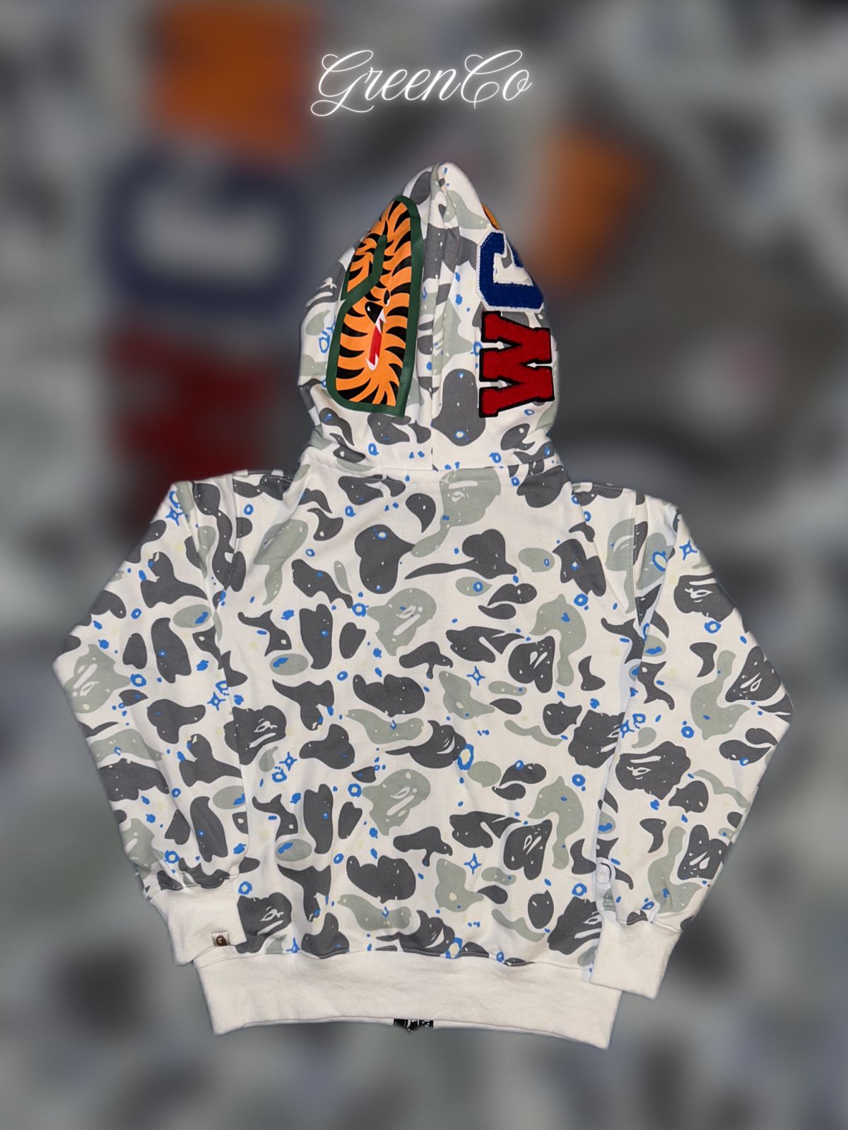 BAPE Space Capucha Doble🦈⭐️